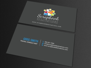 Design de Carte de Visite par chandrayaan.creative pour Scrapbook Destinations | Design : #15067050