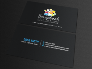 Design de Carte de Visite par chandrayaan.creative pour Scrapbook Destinations | Design : #15067051