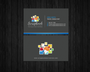 Design de Carte de Visite par chandrayaan.creative pour Scrapbook Destinations | Design : #15067064