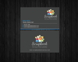 Design de Carte de Visite par chandrayaan.creative pour Scrapbook Destinations | Design : #15067100