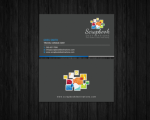 Design de Carte de Visite par chandrayaan.creative pour Scrapbook Destinations | Design : #15067101