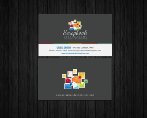 Design de Carte de Visite par chandrayaan.creative pour Scrapbook Destinations | Design : #15072779