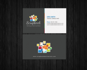Design de Carte de Visite par chandrayaan.creative pour Scrapbook Destinations | Design : #15072780