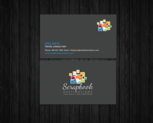 Design de Carte de Visite par chandrayaan.creative pour Scrapbook Destinations | Design : #15072781