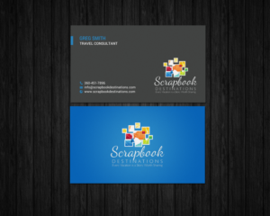 Design de Carte de Visite par chandrayaan.creative pour Scrapbook Destinations | Design : #15073099
