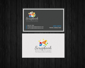Design de Carte de Visite par chandrayaan.creative pour Scrapbook Destinations | Design : #15073100