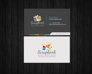Design de Carte de Visite par chandrayaan.creative pour Scrapbook Destinations | Design : #15073101
