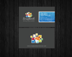 Design de Carte de Visite par chandrayaan.creative pour Scrapbook Destinations | Design : #15073124