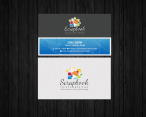 Design de Carte de Visite par chandrayaan.creative pour Scrapbook Destinations | Design : #15073127