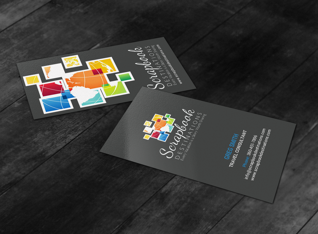 Business Card Design by chandrayaan.creative for Scrapbook Destinations | Design #15073128