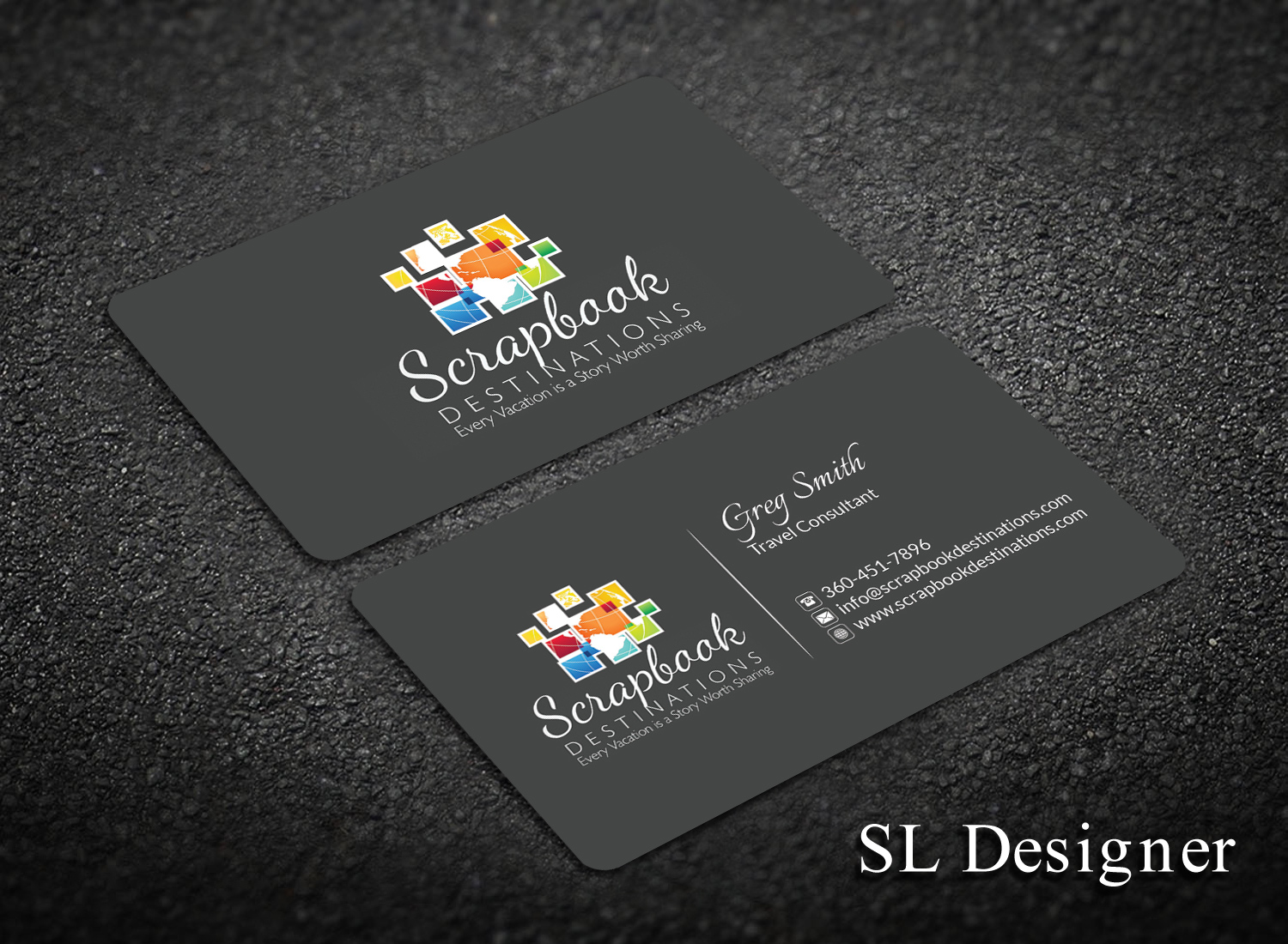 Business Card Design by SL Designer for Scrapbook Destinations | Design #15055586