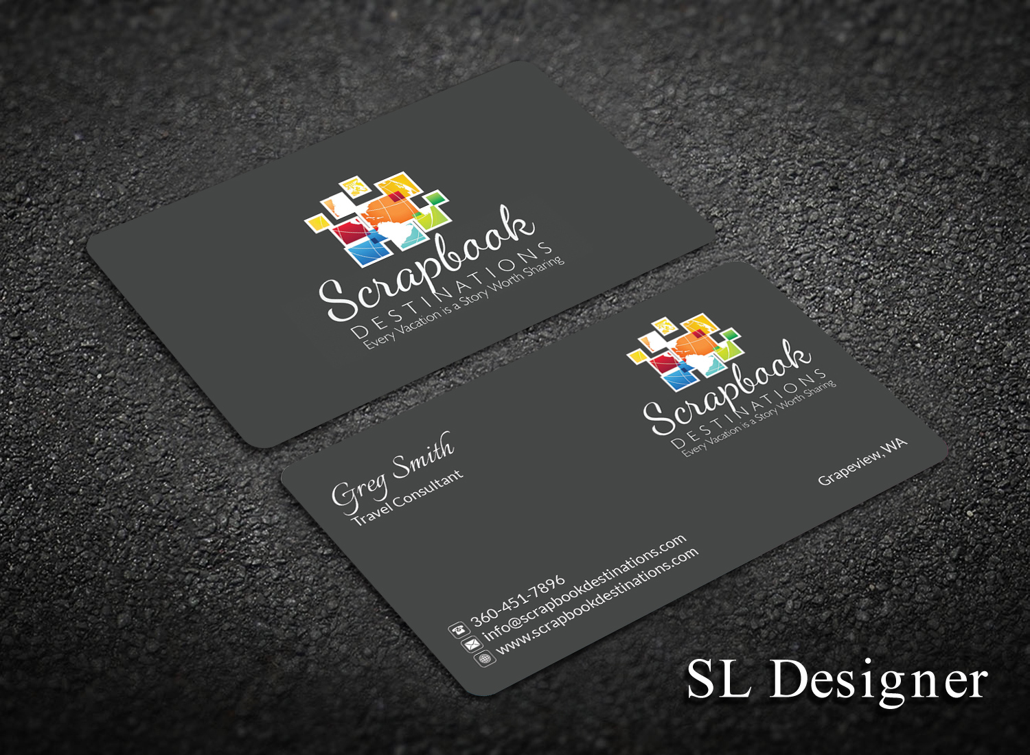 Business Card Design by SL Designer for Scrapbook Destinations | Design #15055588