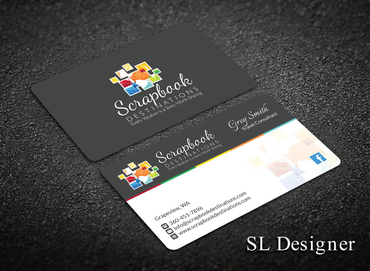 Design de Carte de Visite par SL Designer pour Scrapbook Destinations | Design #15055589