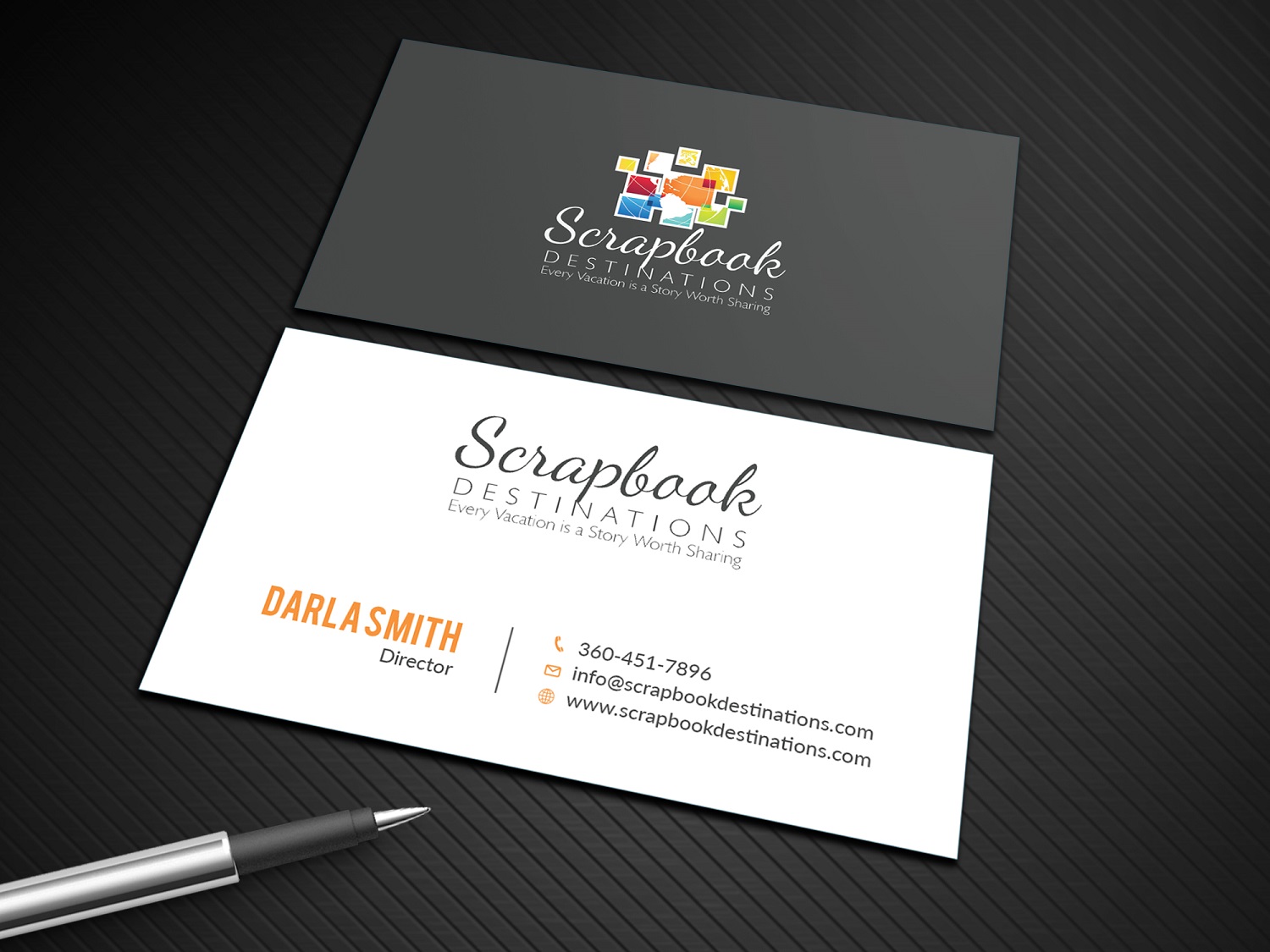 Business Card Design by Graphic Flame for Scrapbook Destinations | Design #15062962