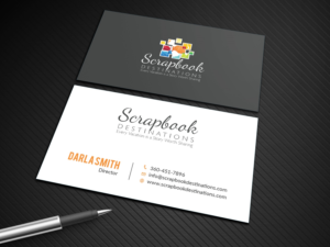 Design de Carte de Visite par Graphic Flame pour Scrapbook Destinations | Design : #15062962