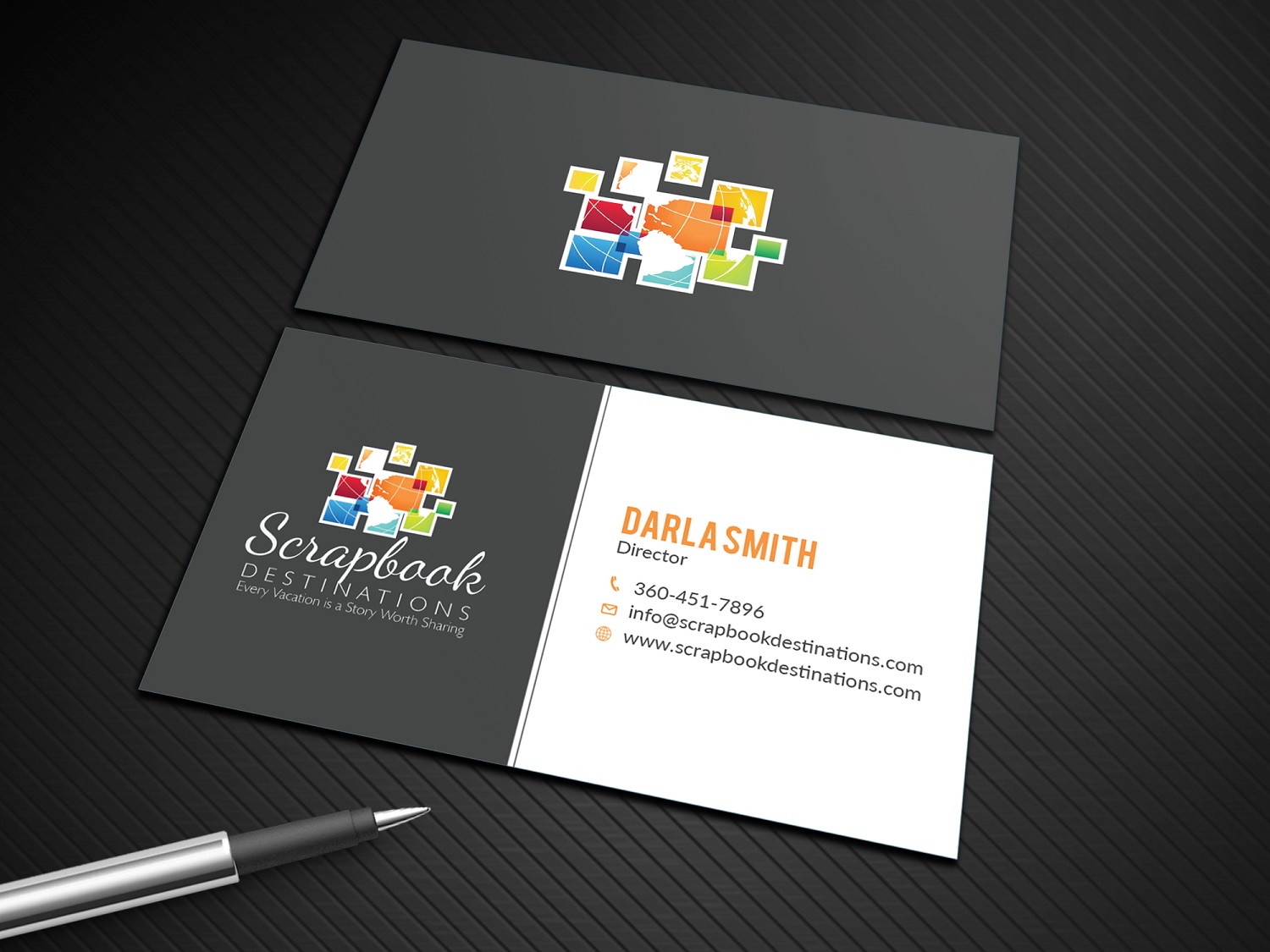 Business Card Design by Graphic Flame for Scrapbook Destinations | Design #15062964