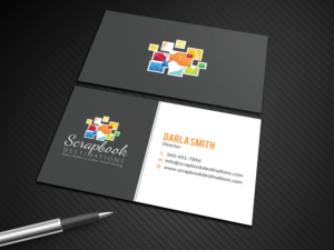 Design de Carte de Visite par Graphic Flame pour Scrapbook Destinations | Design : #15062964