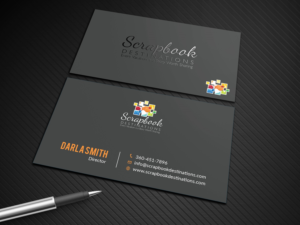 Design de Carte de Visite par Graphic Flame pour Scrapbook Destinations | Design : #15062965