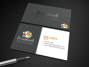 Design de Carte de Visite par Graphic Flame pour Scrapbook Destinations | Design : #15062967