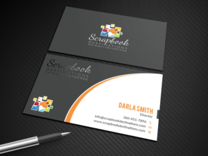 Design de Carte de Visite par Graphic Flame pour Scrapbook Destinations | Design : #15064270