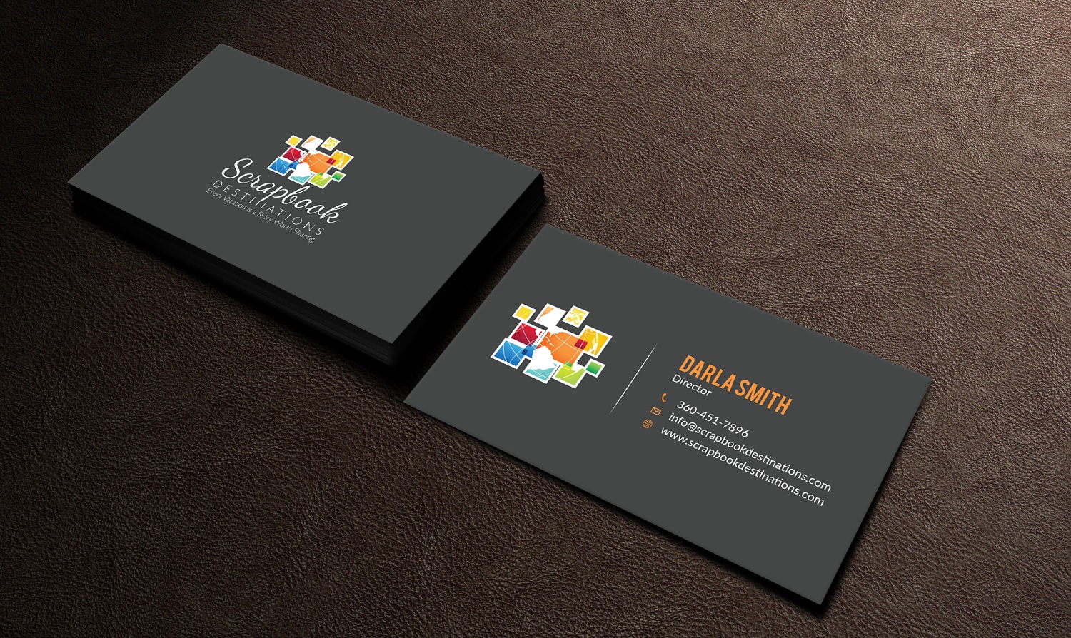 Business Card Design by Graphic Flame for Scrapbook Destinations | Design #15064274