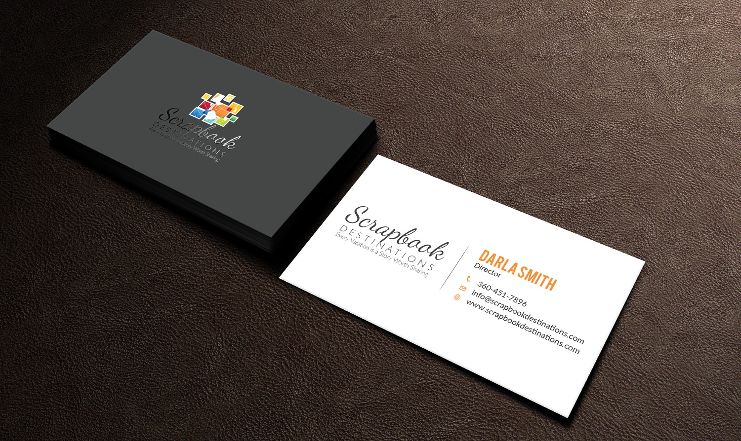 Business Card Design by Graphic Flame for Scrapbook Destinations | Design #15064276