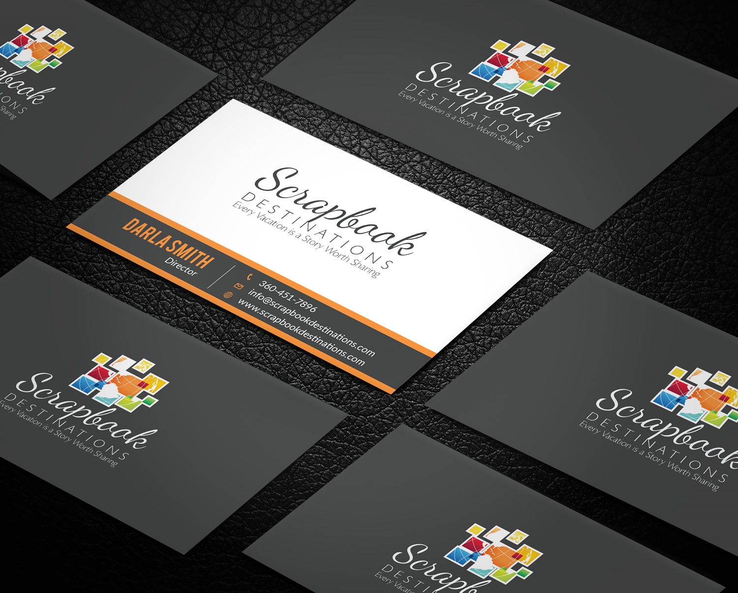 Design de Carte de Visite par Graphic Flame pour Scrapbook Destinations | Design #15064291