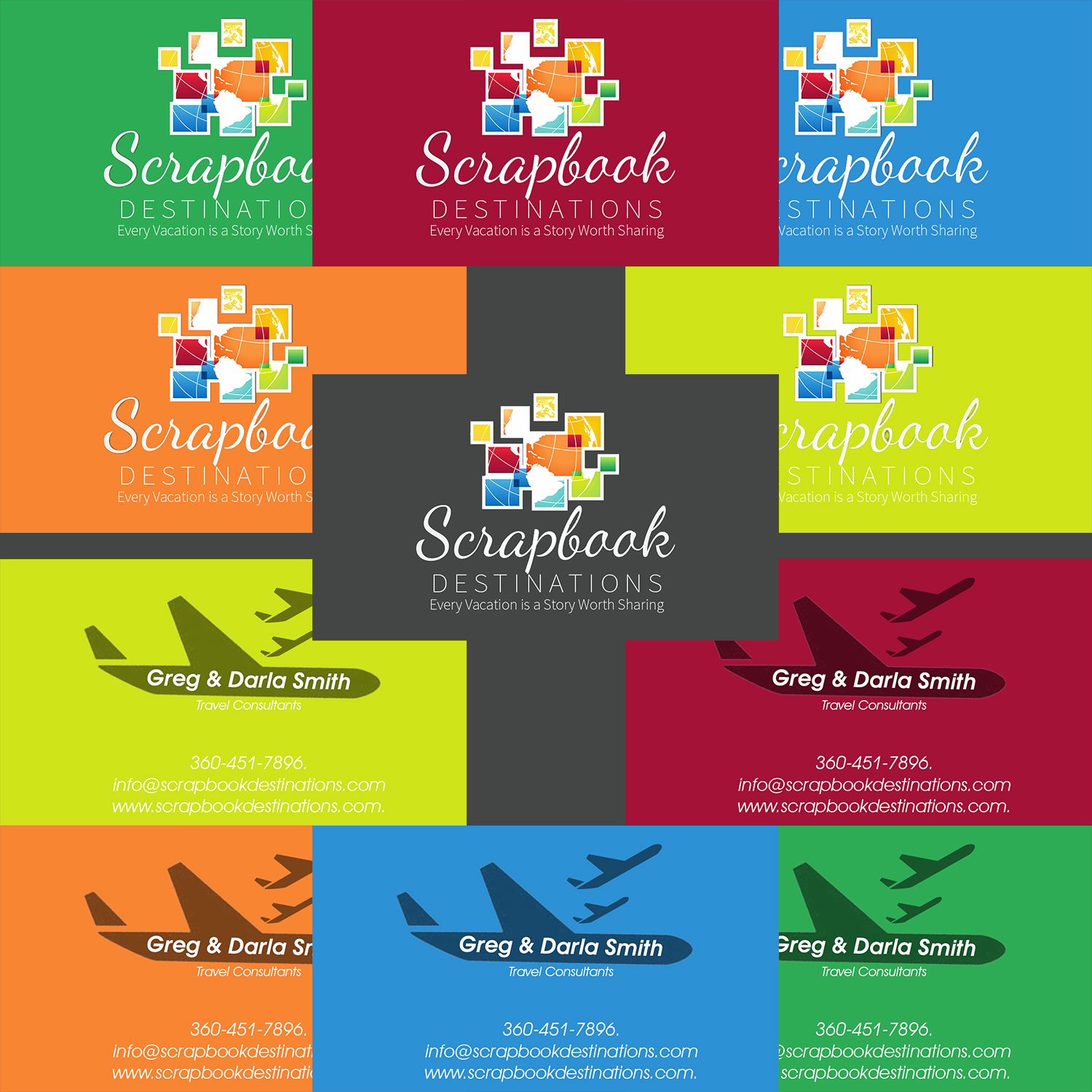 Business Card Design by Artika for Scrapbook Destinations | Design #15079642