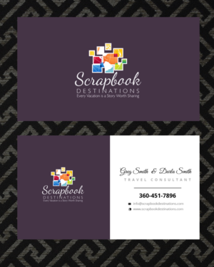 Business Card Design by Gemini Geeks for Scrapbook Destinations | Design #15072644