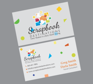 Design de Carte de Visite par habibm pour Scrapbook Destinations | Design : #15089133