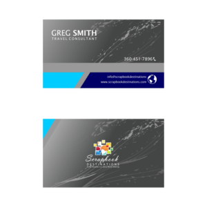Business Card Design by Suwaji Suwaji for Scrapbook Destinations | Design #15052471