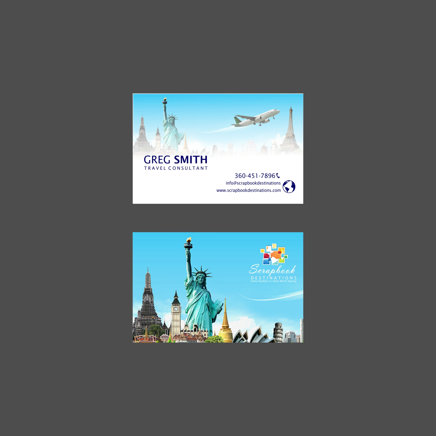 Business Card Design by Suwaji Suwaji for Scrapbook Destinations | Design #15075742