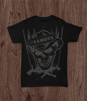 T-Shirt for Dark Alt-Country (Post Punk/Classic Country) Band -- The Famous