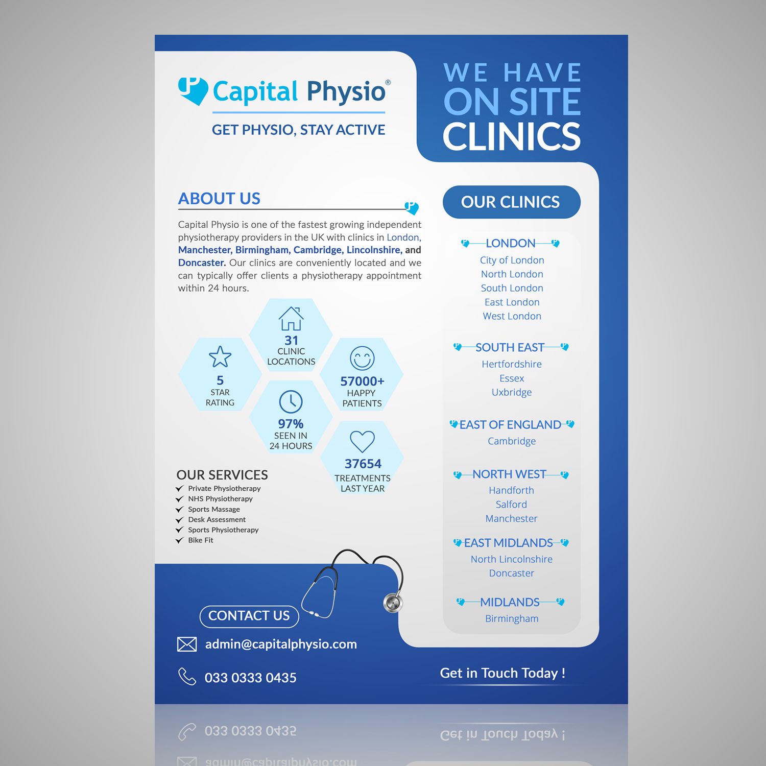 Poster Design by SAI DESIGNS for Capital Physio | Design #15231762