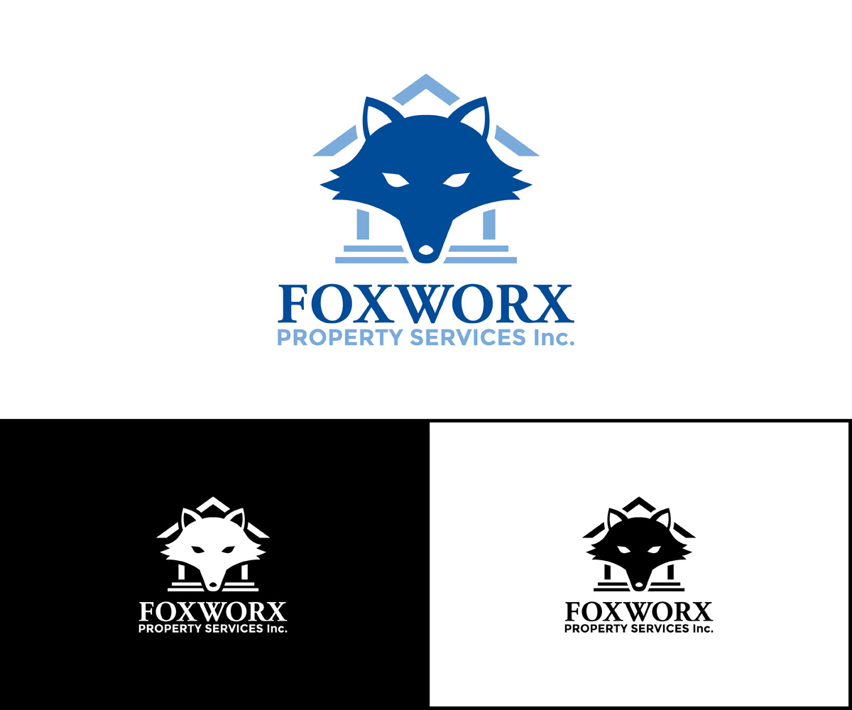 Logo Design by MoonFeather for Foxworx Propery Services Inc. | Design #15146925