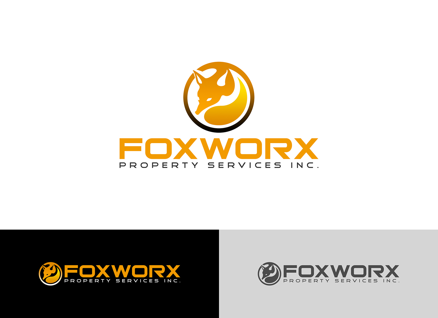 Logo Design by nivleik for Foxworx Propery Services Inc. | Design #15149641