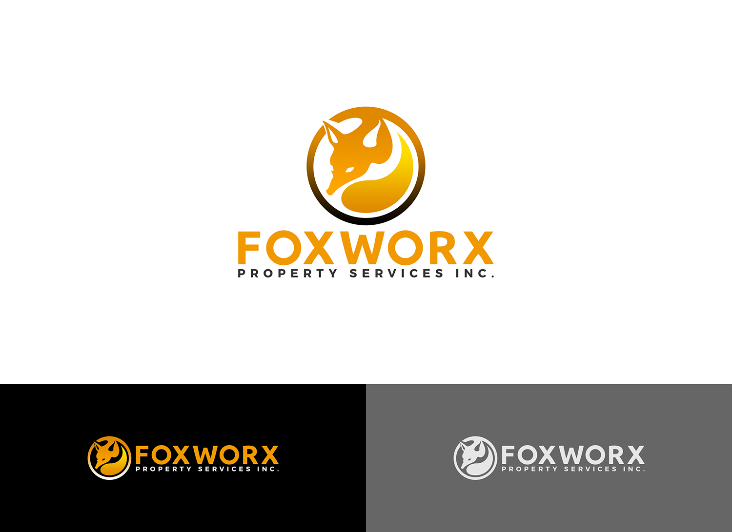Logo-Design von nivleik für Foxworx Propery Services Inc. | Design #15149897
