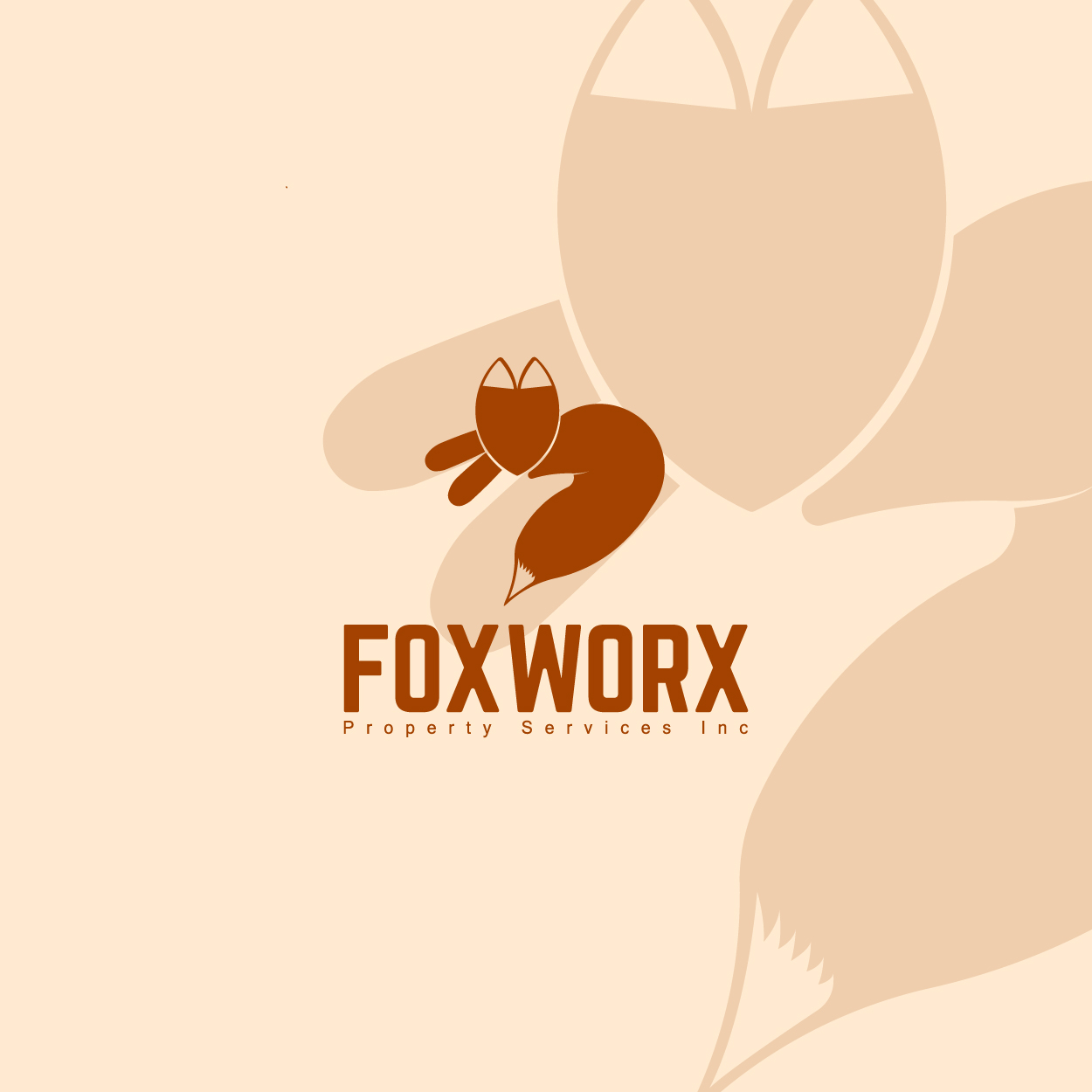 Logo Design by Rob McKeeve for Foxworx Propery Services Inc. | Design #15152618