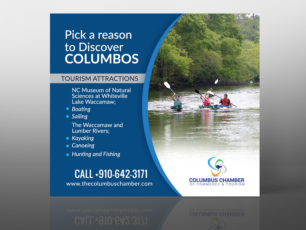 Print-Design von MDesigns ™ für Columbus Chamber of Commerce and Tourism | Design #15056357
