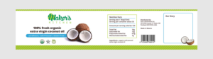 Coconut oil Product for Private Label Creation   | Label Design by maricreatives
