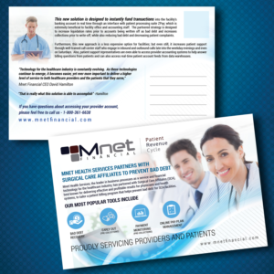 Diseño de Postal por uk para Mnet Financial | Diseño: #15051491