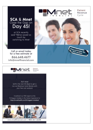 Mnet Financial, Accounts Receivable Management Vendor, Needs Postcard Design