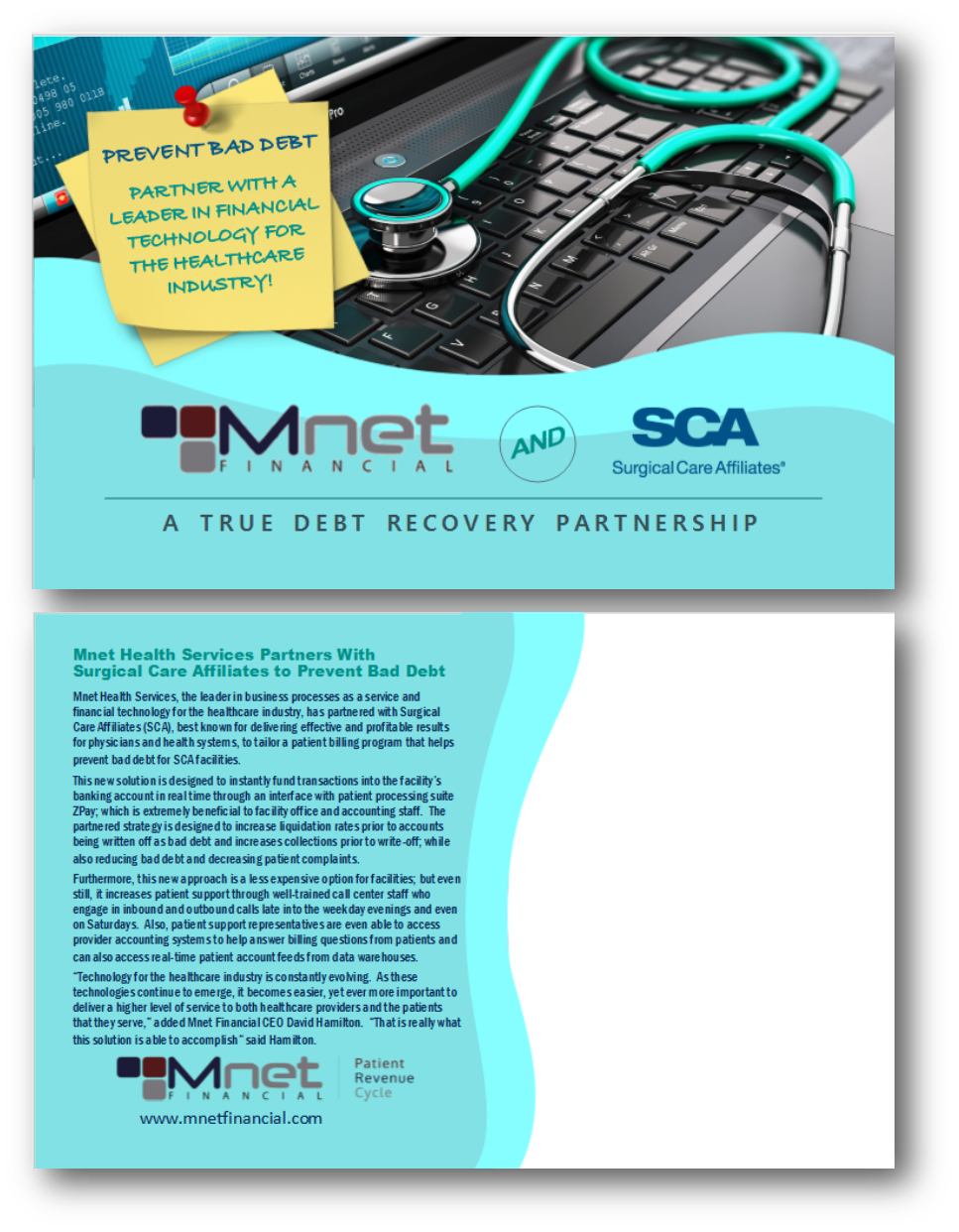 Diseño de Postal por citygirl17 para Mnet Financial | Diseño #15076410