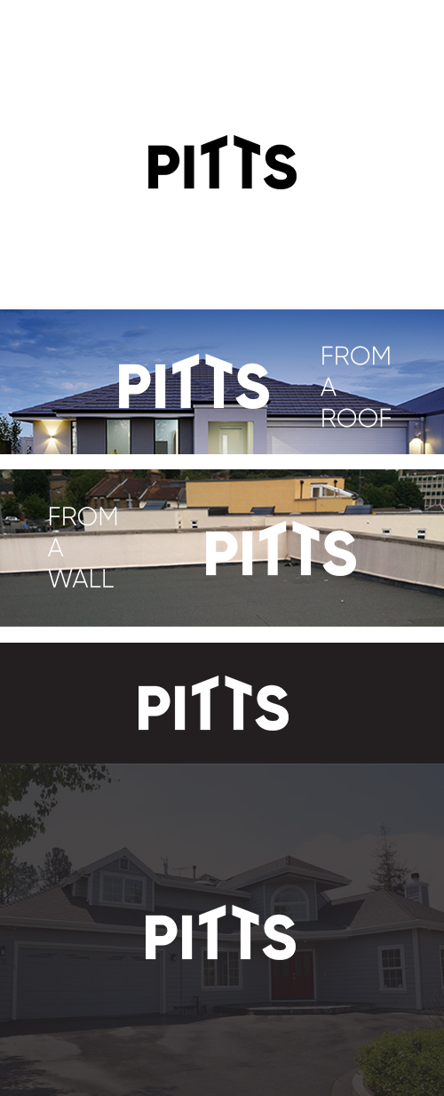 Logo Design by Sen Design for Pitts Roofing Company, Inc. | Design #15048872
