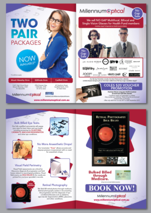 Optometry Practice 4 page Brochure. | Brochure Design by Achiver