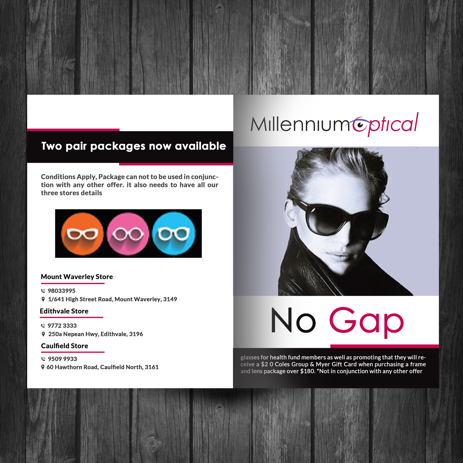Brochure Design by creative.bugs for Millennium Optical | Design #15066915