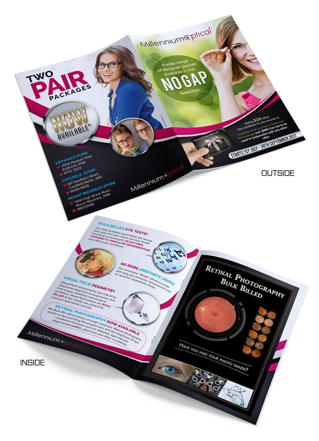 Brochure Design by SAI DESIGNS for Millennium Optical | Design #15096026