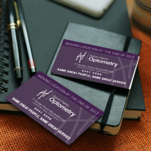Business Card Design by uk for Aaron Henry Optometry  | Design: #15061580