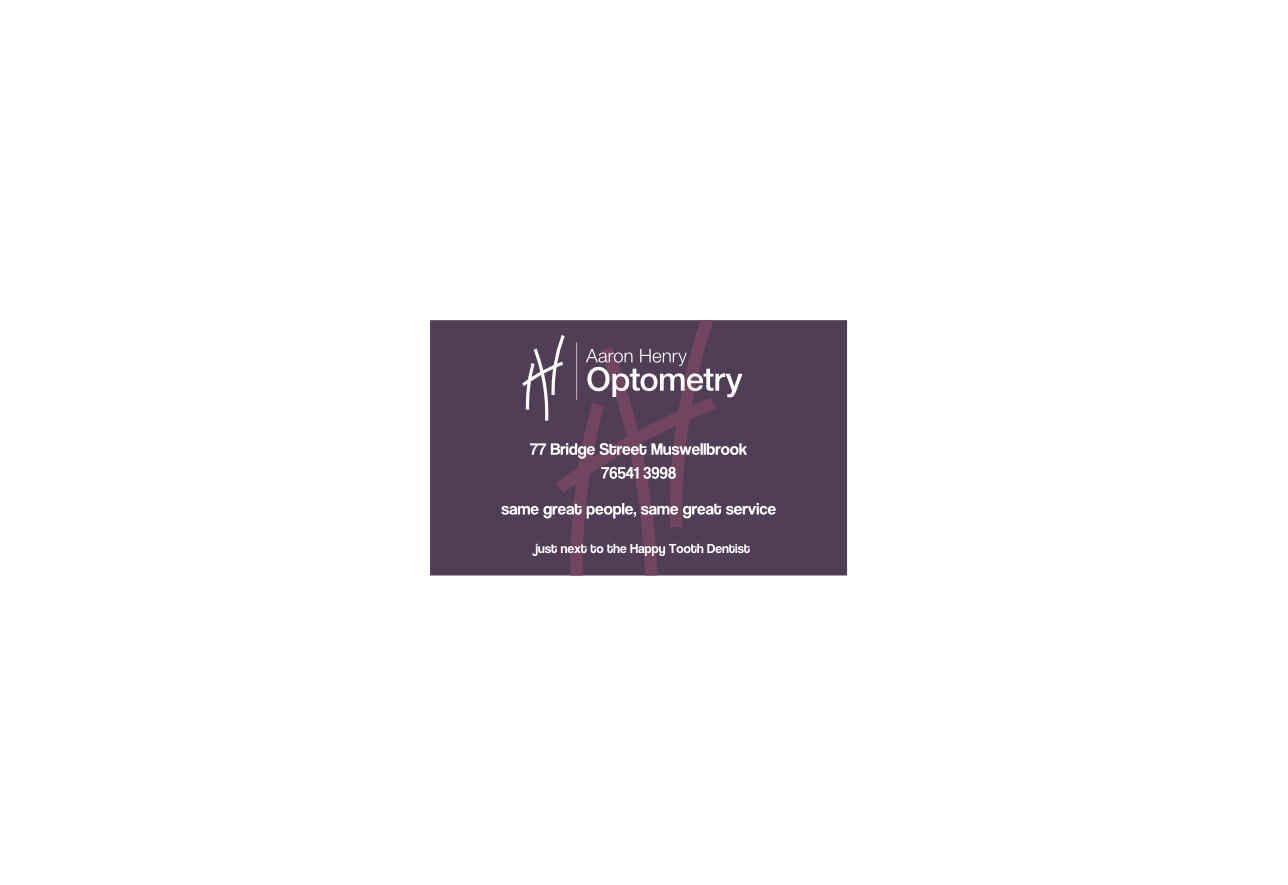 Business Card Design by Gita. for Aaron Henry Optometry  | Design #15049090
