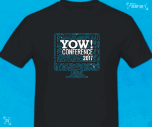 Software Developer Conference T-shirt design - YOW! Conference 2017  | Diseño de Camiseta por nreimer